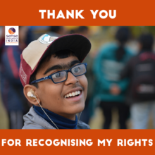 Thank You for Recognizing my rights