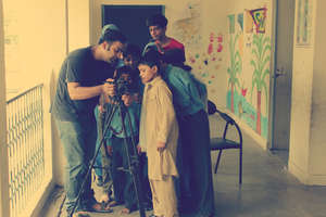Photography workshop in action