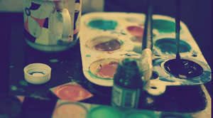Visual arts workshop in action