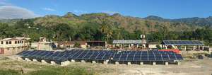 Solar microgrid generation site