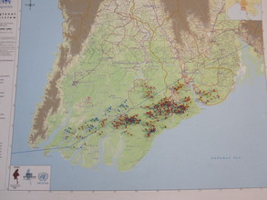 Map of the affected area