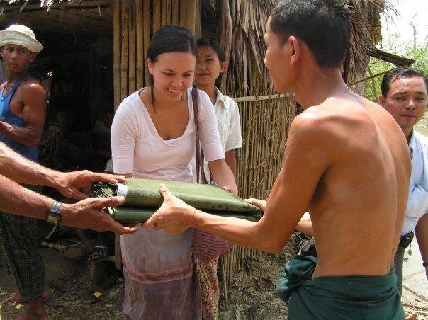 Aid for Myanmar cyclone victims
