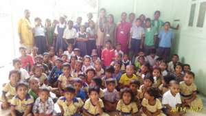 Children at the Stepping Stones