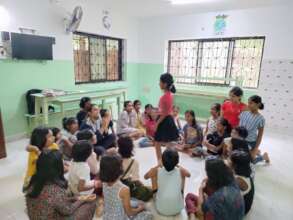 teaching the children to be strong