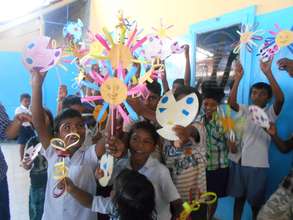 Craft activities by Stepping Stones Slum children