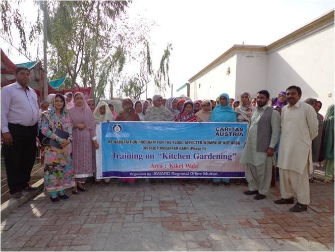 Vegetable farming for poor women of 10 rural areas