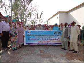 kitchen gardening training to the poor rural women