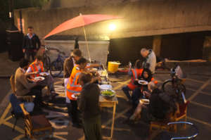 Somewhere in the middle