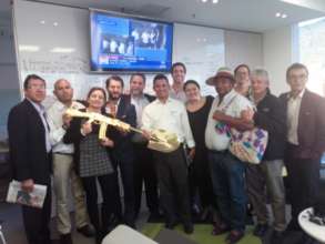Holding a workshop when the big news came in