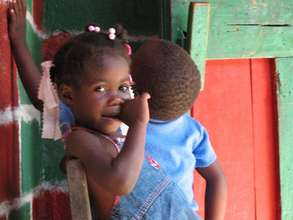 Toddlers in Haiti
