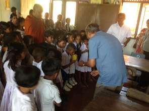 First taste of clean filtered water