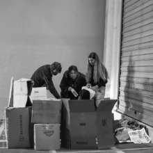 The Emfasis' Street Workers offer basic supplies