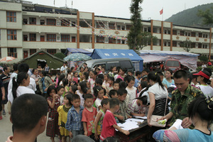 HTS staff, volunteers and our friends from the army took a dange
