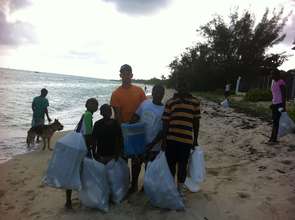 Beach Clean Up class in Nassau, Bahamas