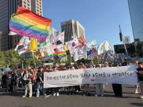 Labor Day march participated in two days after the