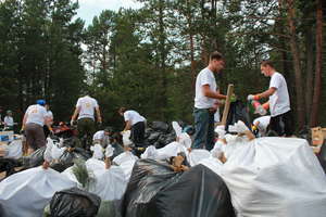 Volunteers at work