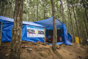 We set up our FFS in the remotest of camps.