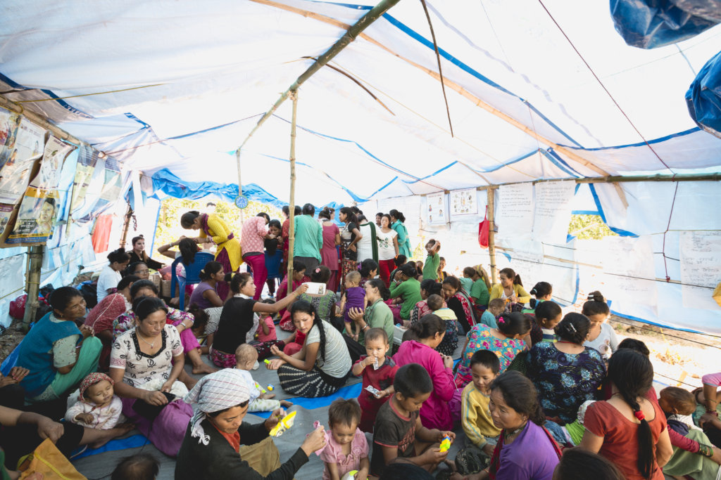 Female Friendly Spaces in Post-Quake Camps - Nepal