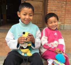 Kamal and Maya at their new home.