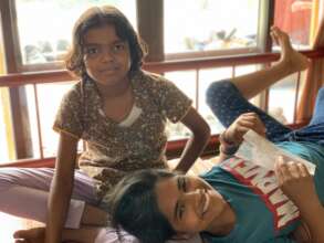 Roshni and her Ama Ghar sister, Aarati