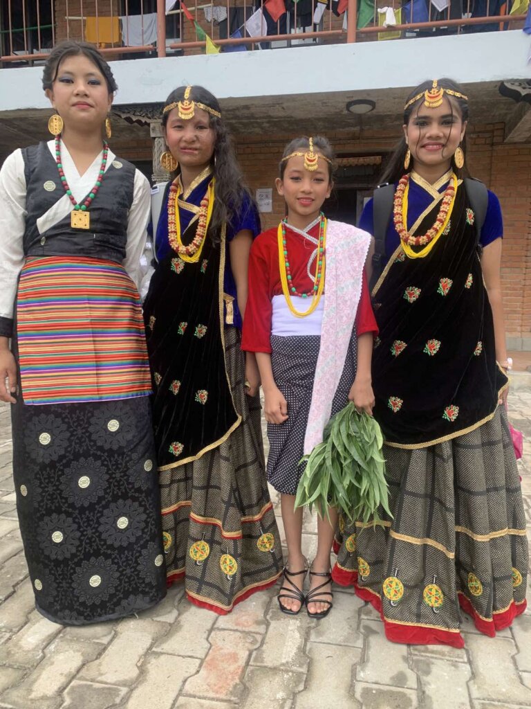 Bipana & Her Ama Ghar Sisters Before Talent Show