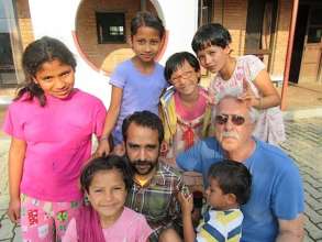 Pooja (upper right) with friends and guest!