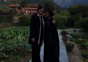 Samjhana with Bonnie on her graduation day.