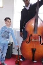 Upright Bass lessons at World Heart Beat