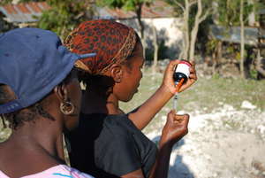 Preparing a goat injection