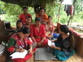 Mentees of Kavre during the previous visit.