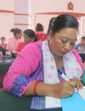 Sushma during capacity building