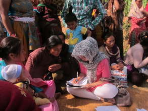 Relief Support in Buntang, Nuwakot