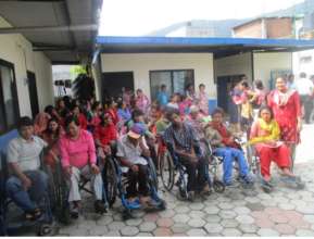 Participants from Dharmasthali for the training