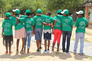 The Children wearing their DAKTARI Tshirts!