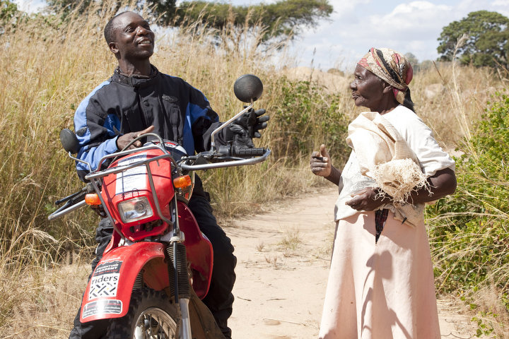 Motorcycle training for health workers in Gambia