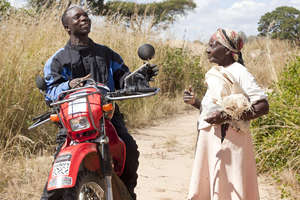 Motorcycle training for health workers in Gambia