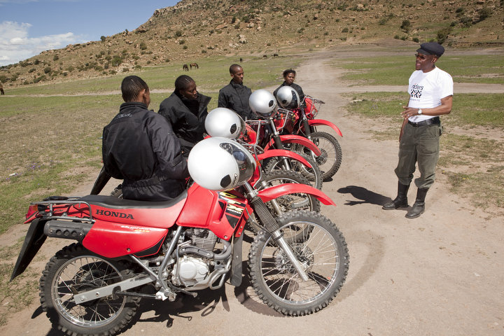 Motorcycle training for health workers in Nigeria