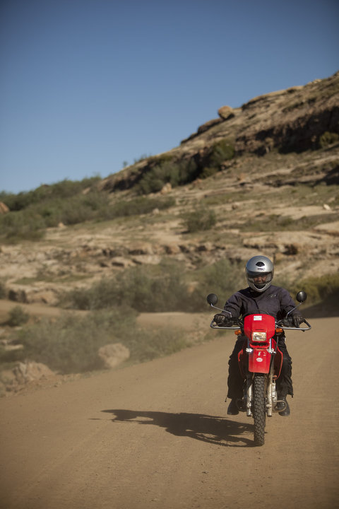 Motorcycle training for health workers in Nigeria