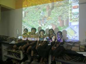 Vidyaniketan students in their SIM City