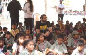 Anant with his students in CSK 10.0!
