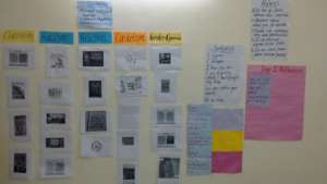 Set up of space at the Student Leadership retreat