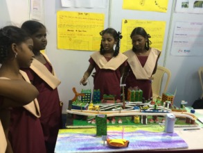 Students presenting their projects...