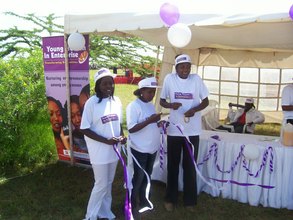 YWE girls at leadership training