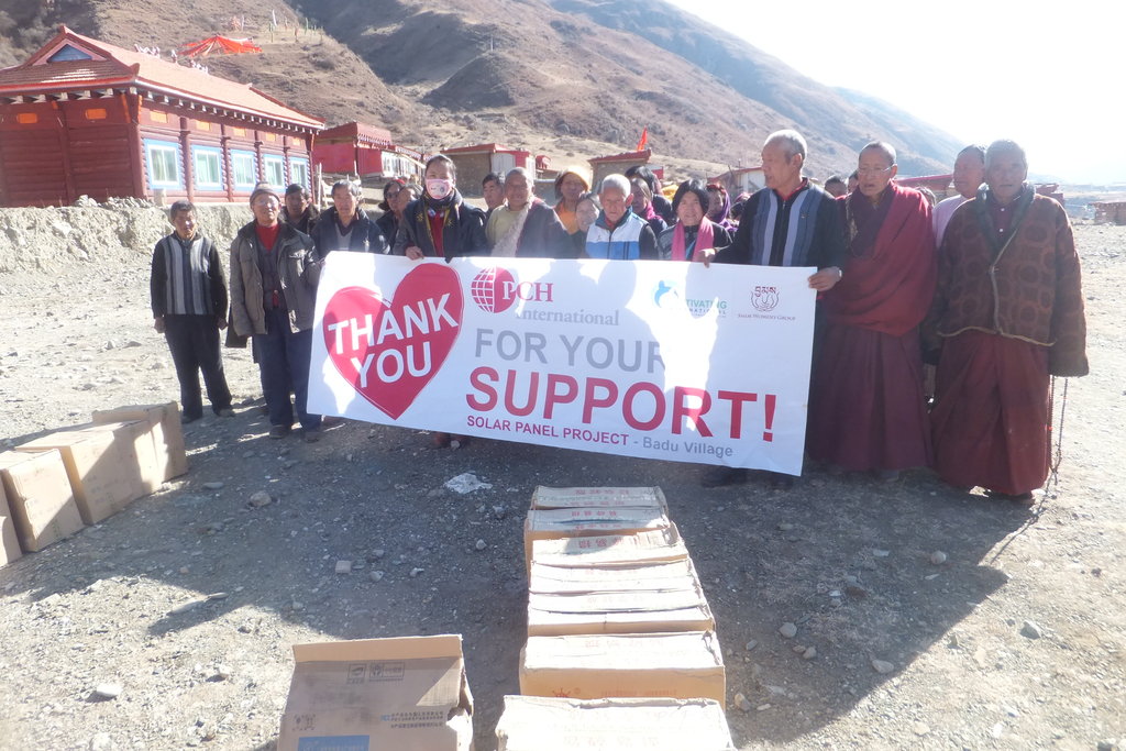 Supply SOLAR power to 77 families in Qinghai