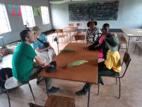 ZET team meet a pupil farming prize winner