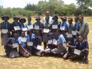 Students finishing their agricultural training