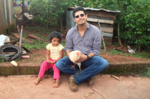 Dr. Carrasco (right), CES community program coord.