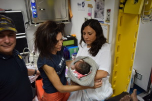 Baby Manuela midwife Manuela and Emma Bajardi