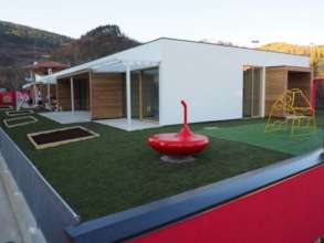 The infant school donated by the Rava Foundation