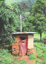 A covered but uncleaned latrine